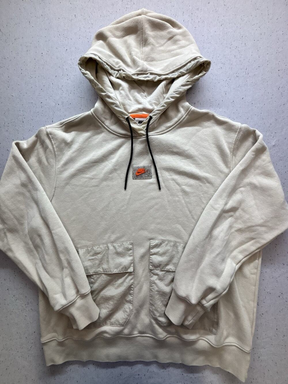 Nike Sportswear Women/Unisex Utility Oversized Hoodie Beige DX2324-206 Size M